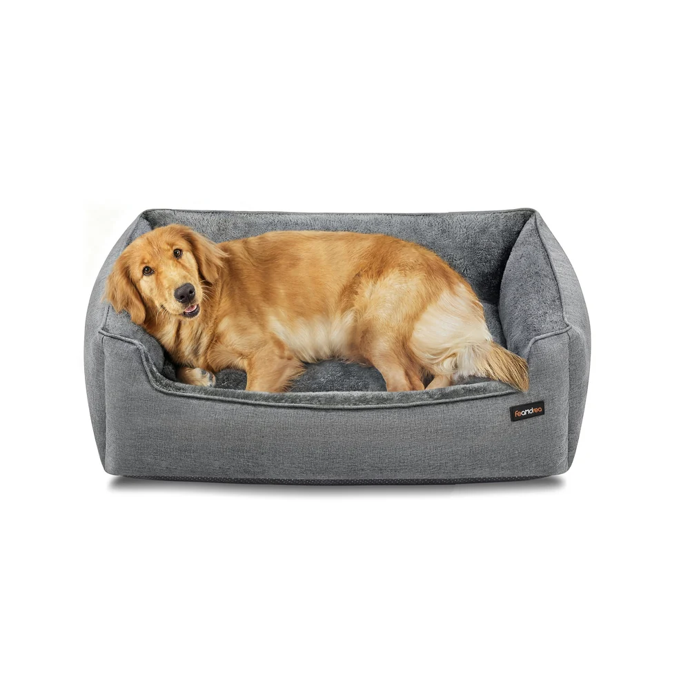 Hundebett mit abnehmbarem Bezug Dunkelgrau - Image 6