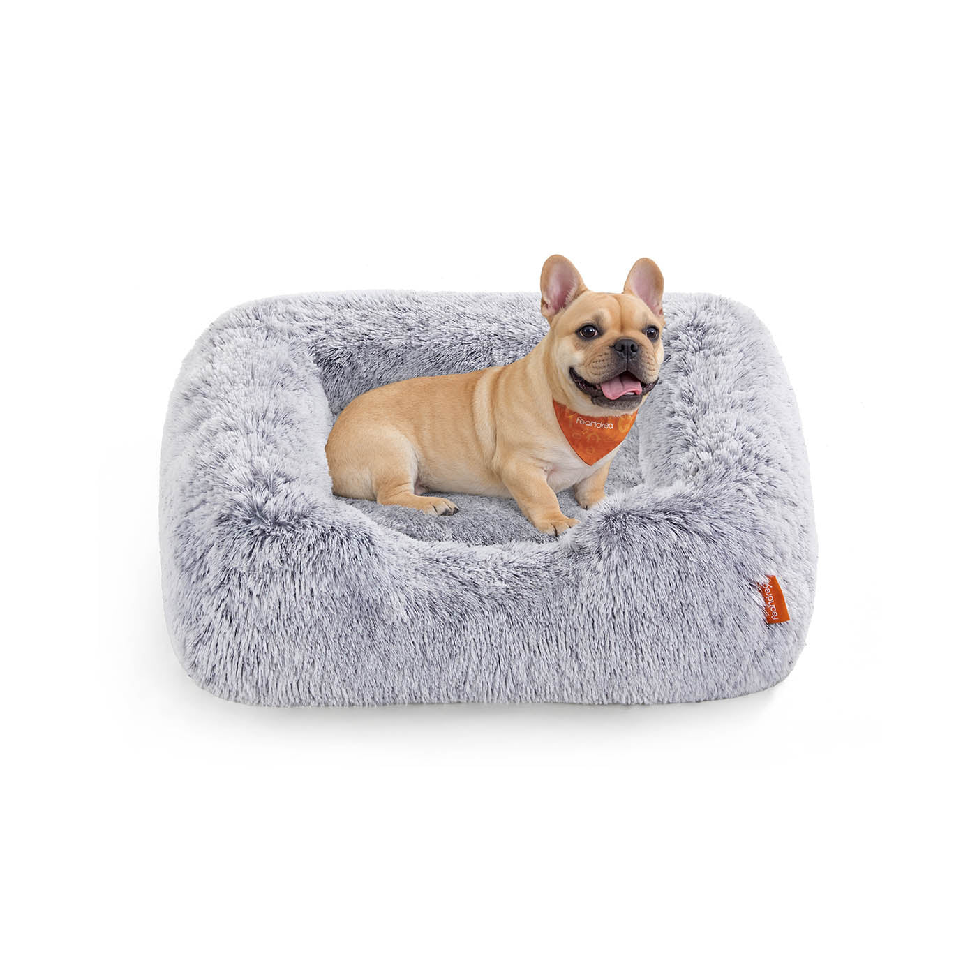 Hundebett mit erhöhten Rändern und abnehmbarem Bezug