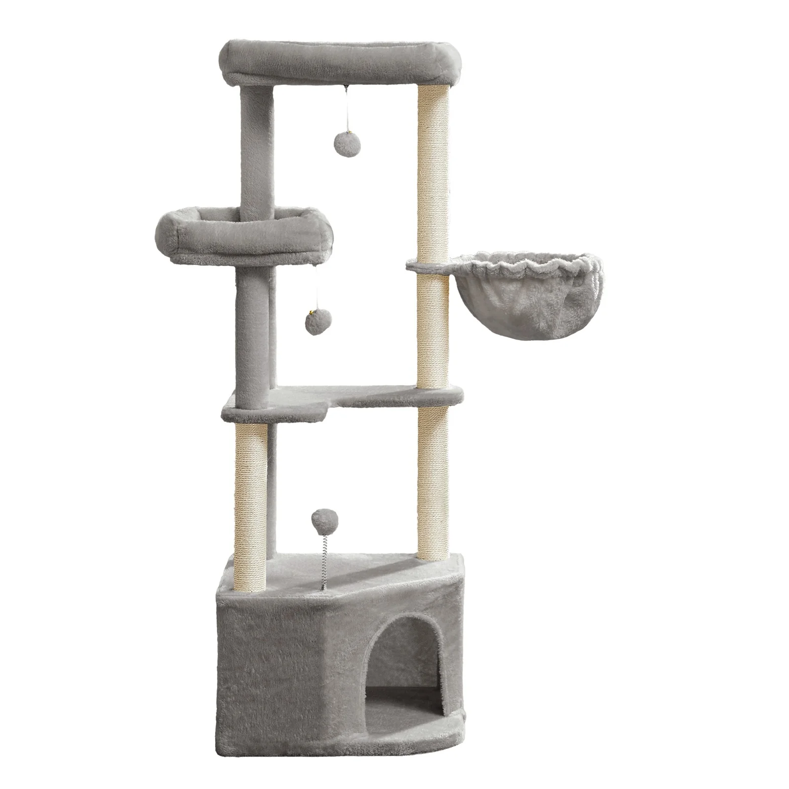 Katzenbaum mit großer Höhle und mehreren Spiel- und Liegeflächen