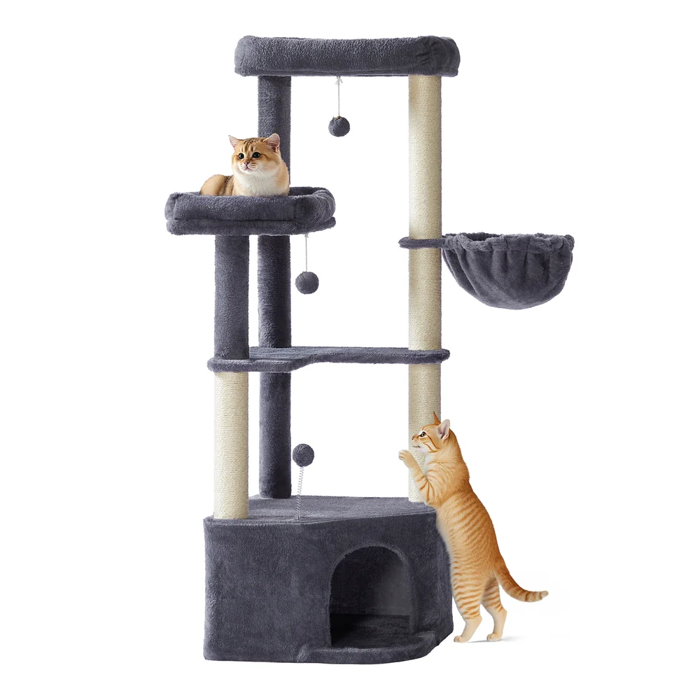 Katzenbaum mit großer Höhle und mehreren Spiel- und Liegeflächen - Image 2