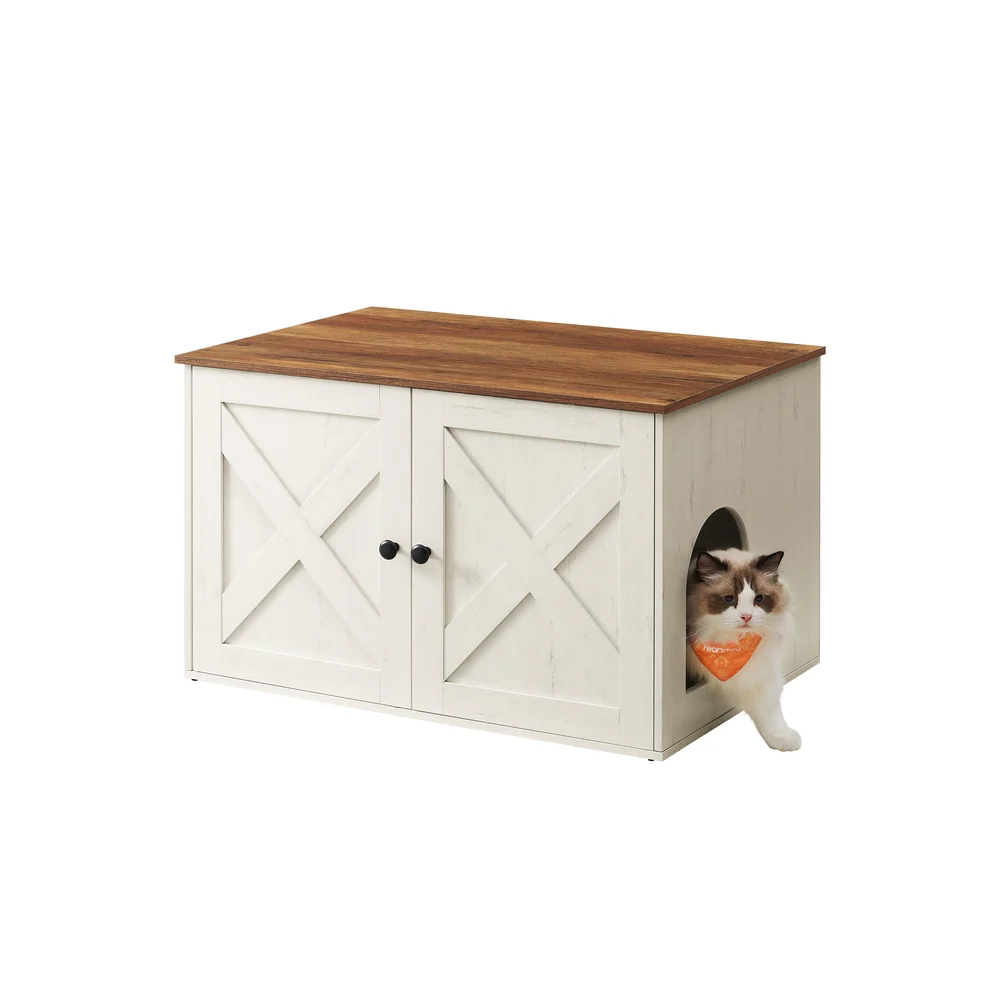 Katzenschrank für Katzentoilette mit Türen - Image 5