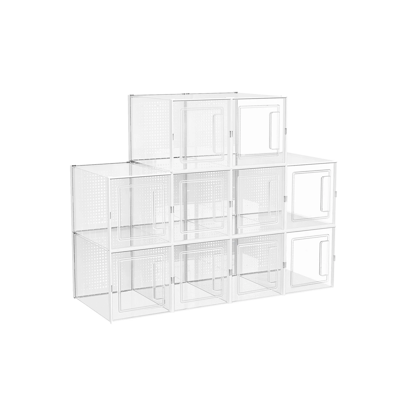 10er-Set Schuhboxen für High Heels