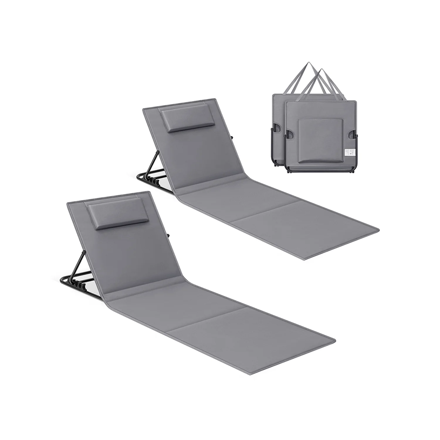 Strandliegen mit stufenlos Verstellbarer Rückenlehne - Image 4