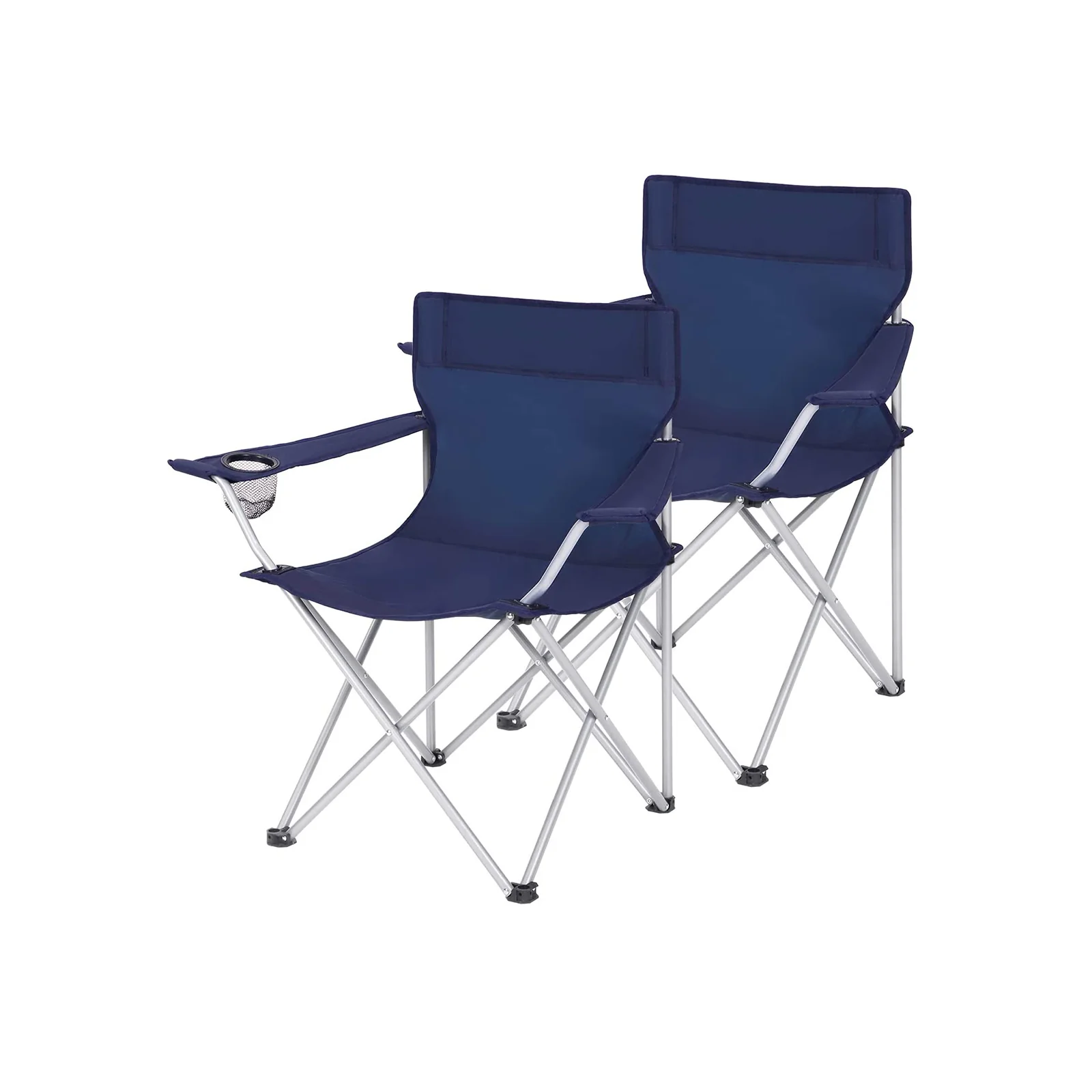2er-Set Campingstühle mit Armlehnen und Getränkehalter - Image 2