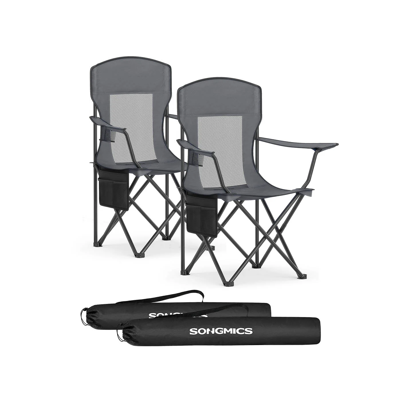 Campingstuhl 2er Set mit verstellbaren Armlehnen - Image 2