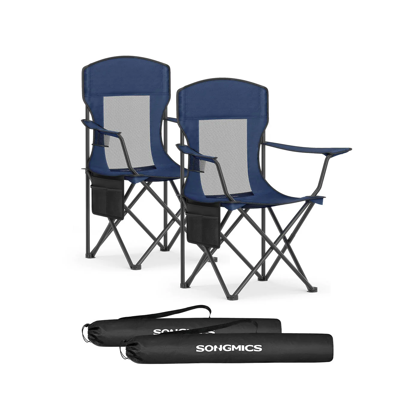 Campingstuhl 2er Set mit verstellbaren Armlehnen - Image 3
