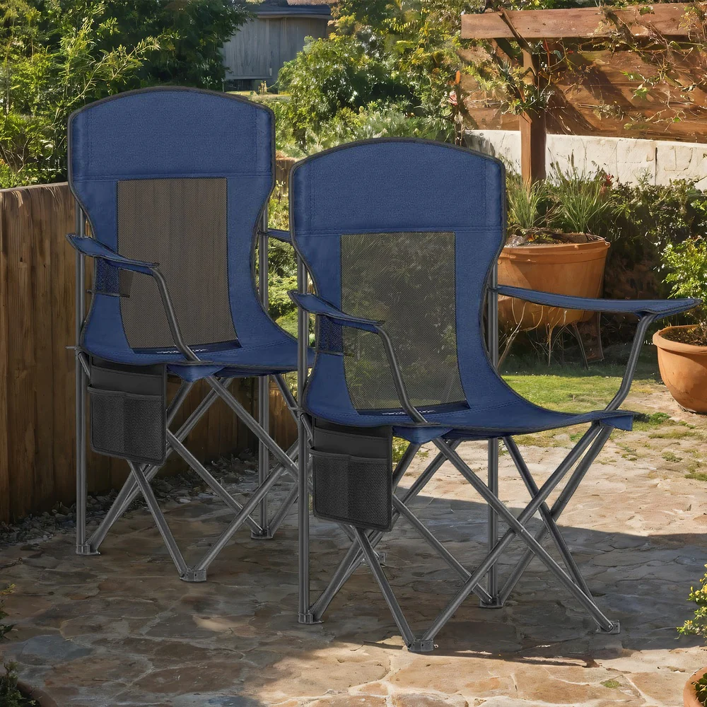 Campingstuhl 2er Set mit verstellbaren Armlehnen - Image 2