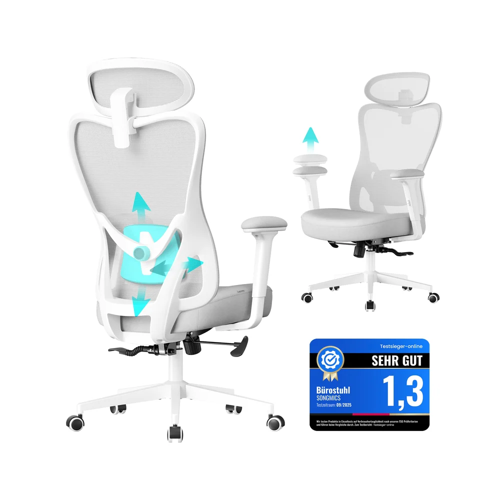 Ergonomischer Bürostuhl mit verstellbarer Unterstützung - Image 2