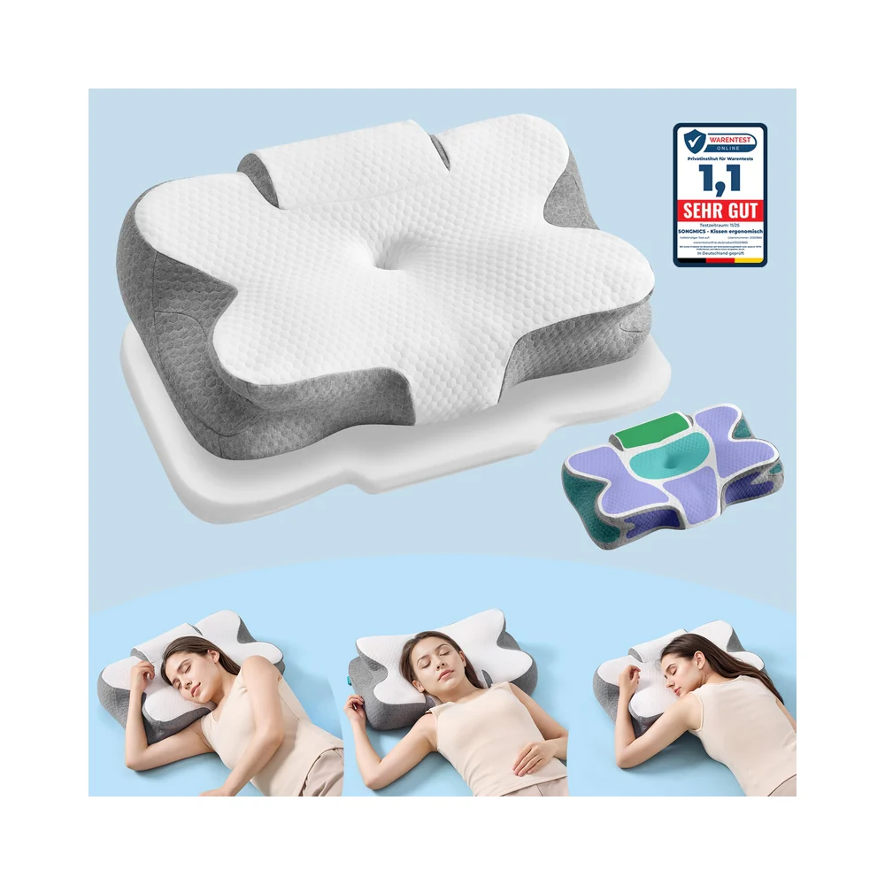 Ergonomisches Nackenkissen aus Memoryschaum