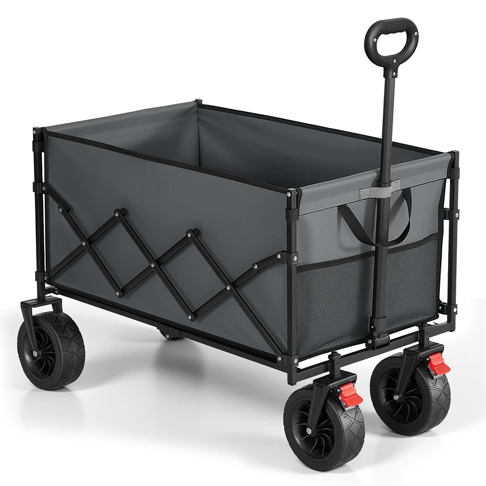 Faltbarer Bollerwagen für Camping und Gartentransport - Image 2