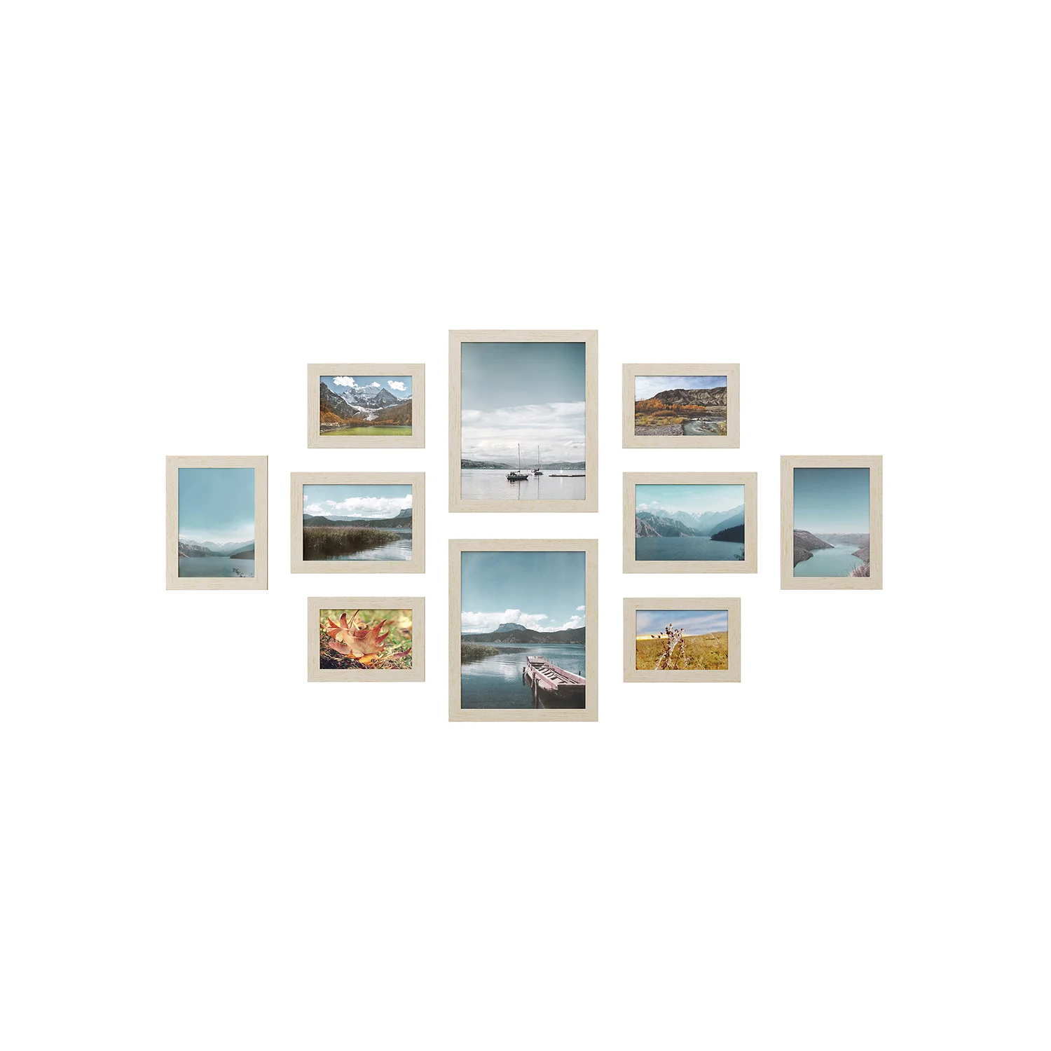 Fotorahmen-Set mit Glasscheibe, 10er-Set - Image 5