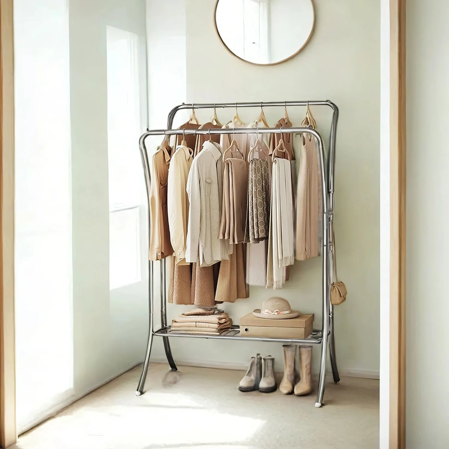 Garderobe aus Metall mit 6 Haken tintenschwarz - Image 2