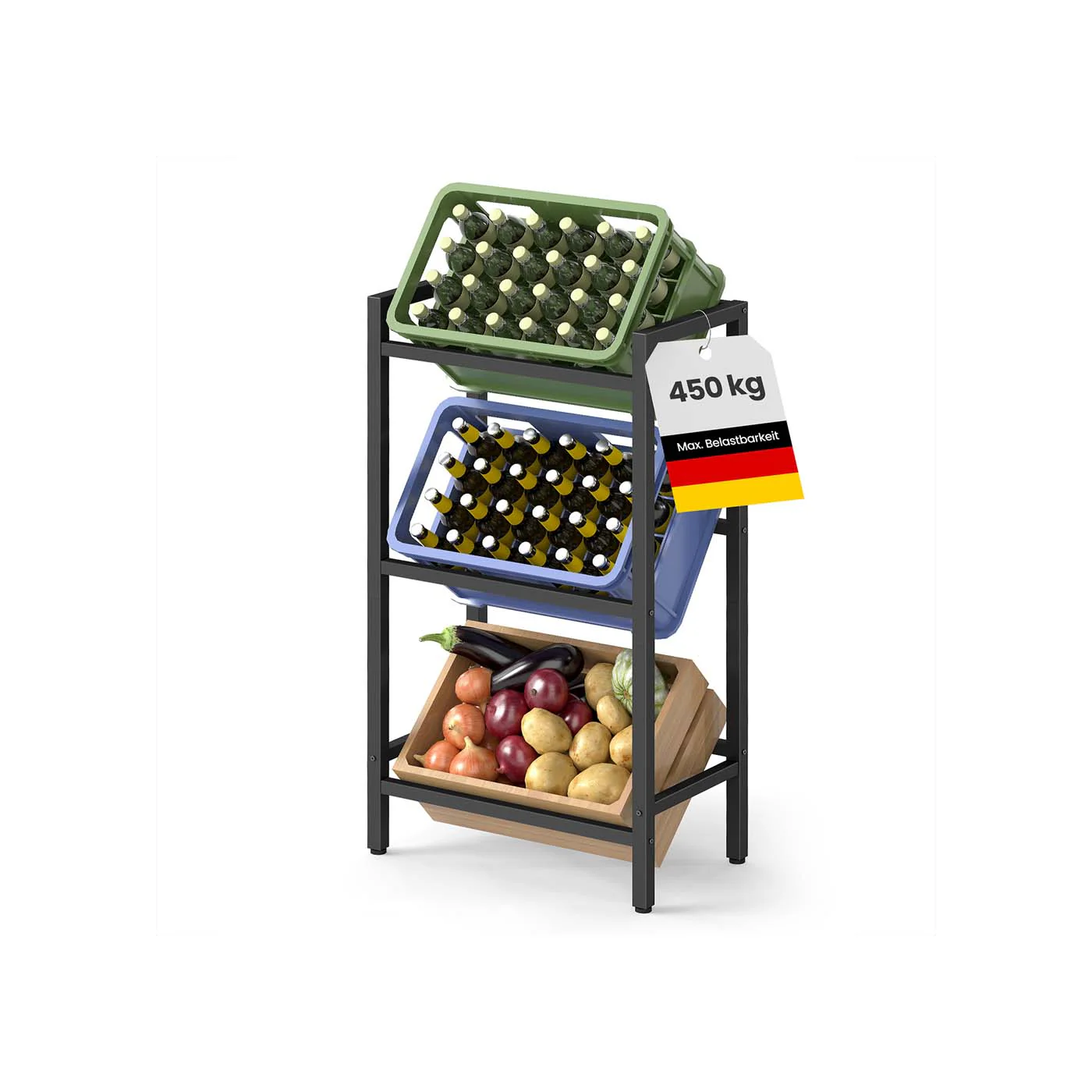 Getränkekistenregal mit mehreren Ebenen hohe Tragkraft - Image 2