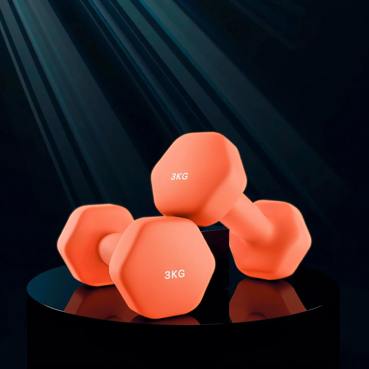 Hanteln Hexagon für Zuhause mit Neopren-Beschichtung - Image 6