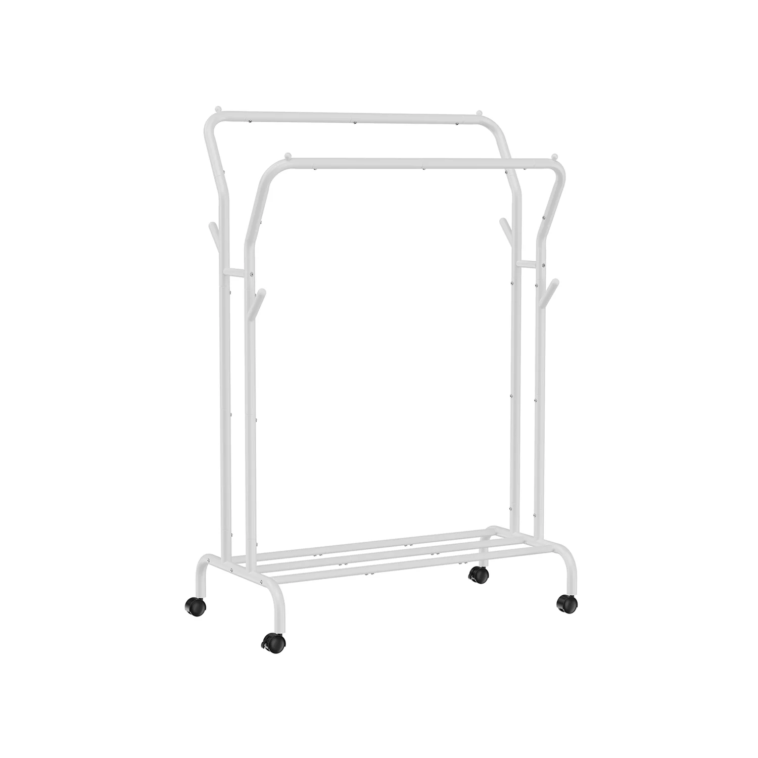 Kleiderständer auf Rollen mit 2 Kleiderstangen - Image 3