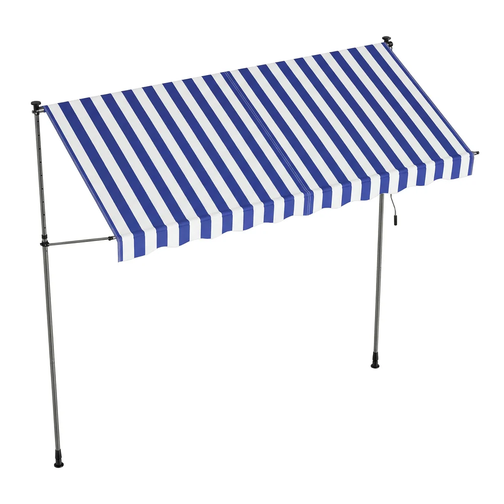 Klemmmarkise mit Handkurbel für Sonnenschutz - Image 10