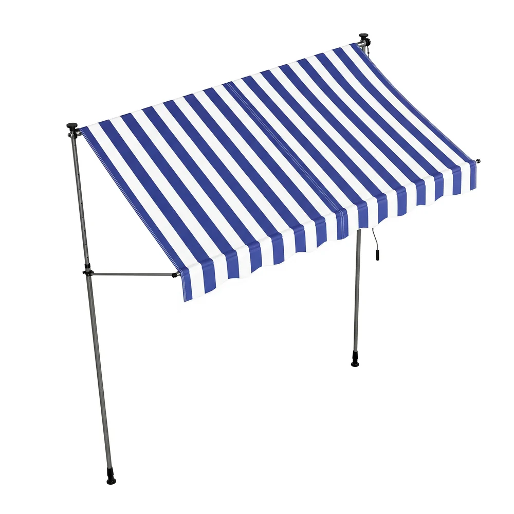 Klemmmarkise mit Handkurbel für Sonnenschutz - Image 9