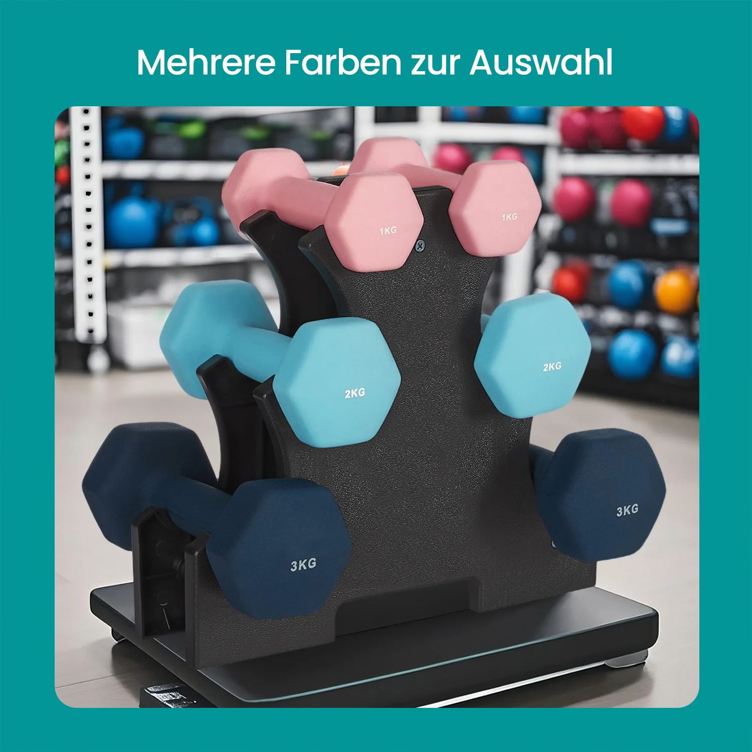 Kurzhantel Set mit Hantelständer - Image 3