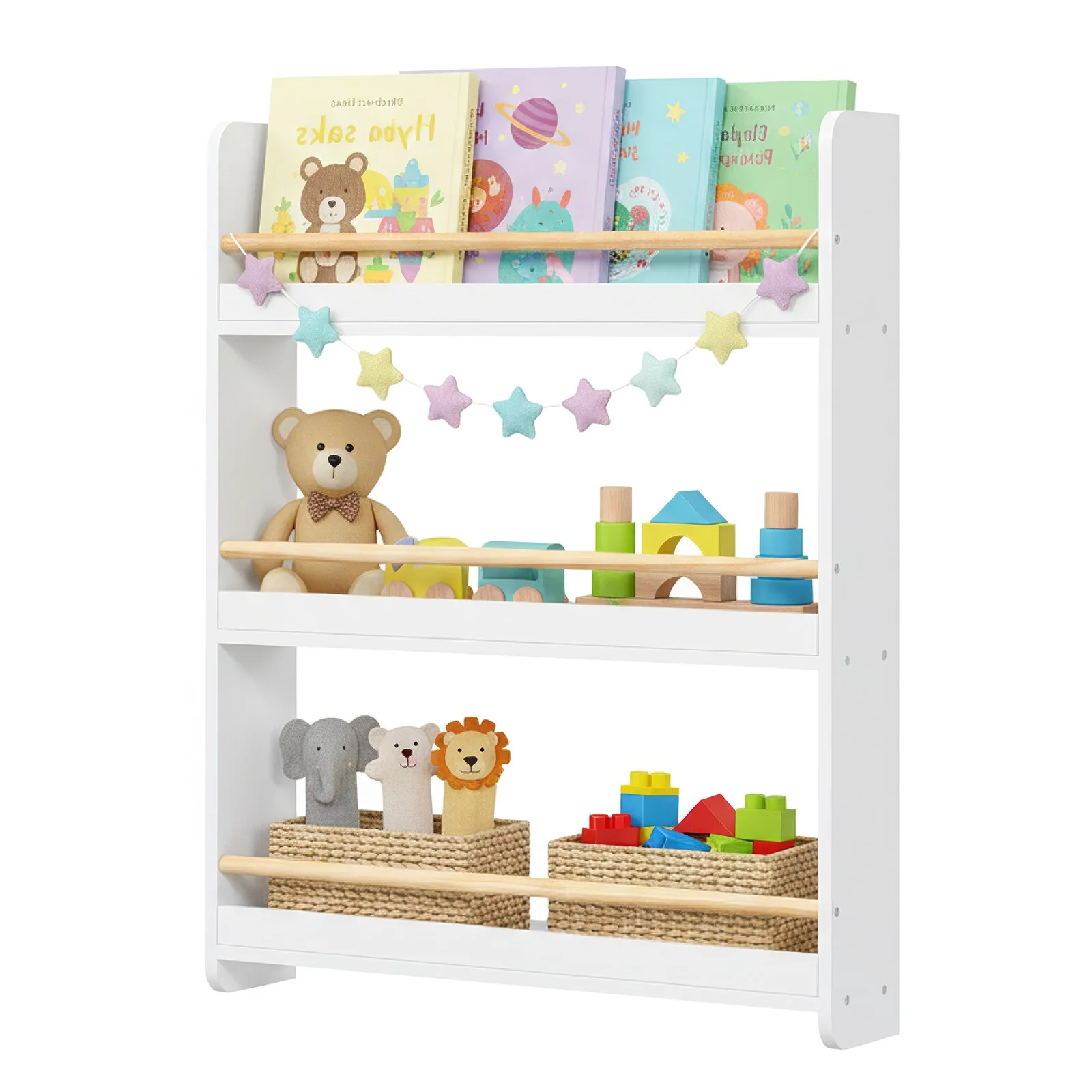 Mehrstöckiges Kinder-Wandregal für Kinderzimmer und Spielzimmer - Image 2