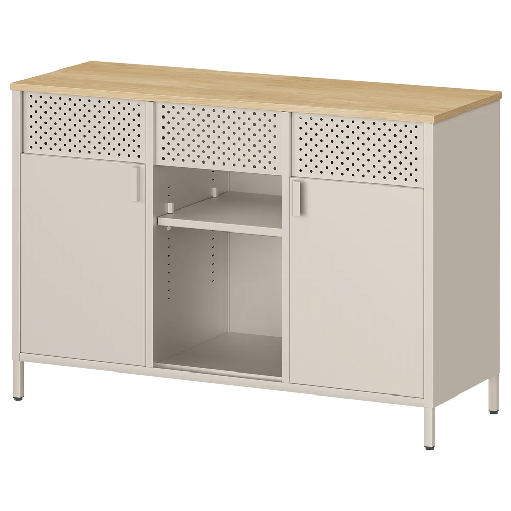 Metallschrank mit verstellbaren Böden und Magnetverschluss - Image 2
