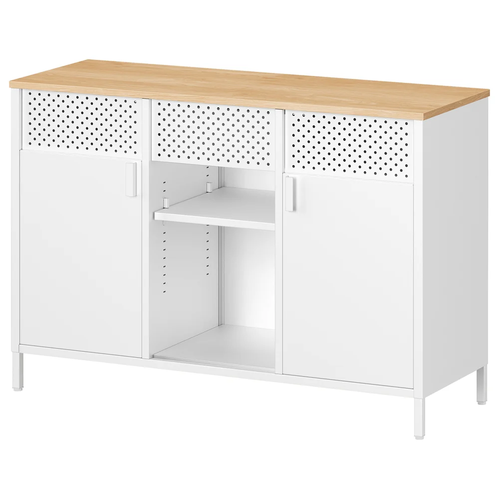 Metallschrank mit verstellbaren Böden und Magnetverschluss - Image 3