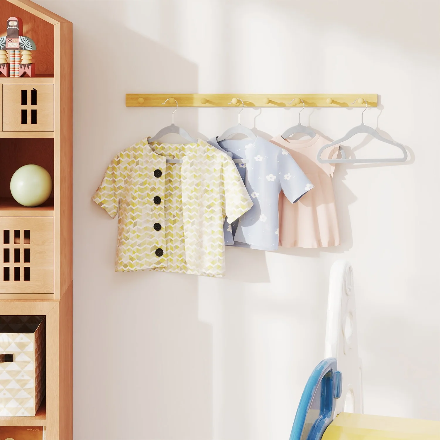 Rutschfeste Kleiderbügel für Kinderkleidung - Image 3