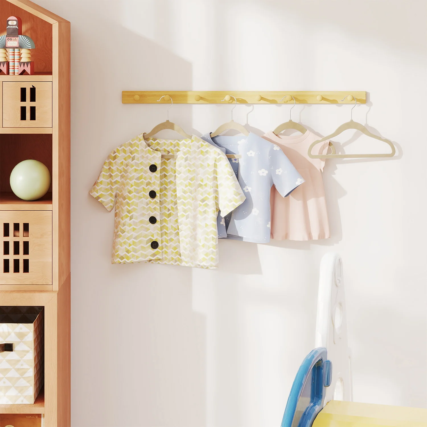 Rutschfeste Kleiderbügel für Kinderkleidung - Image 4