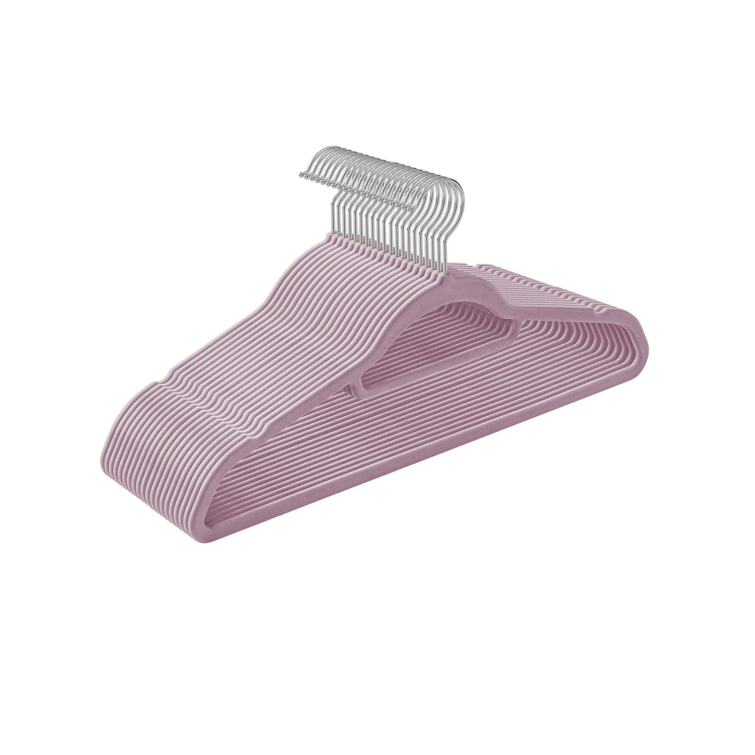 Rutschfeste Kleiderbügel mit Stange für Krawatten - Image 4