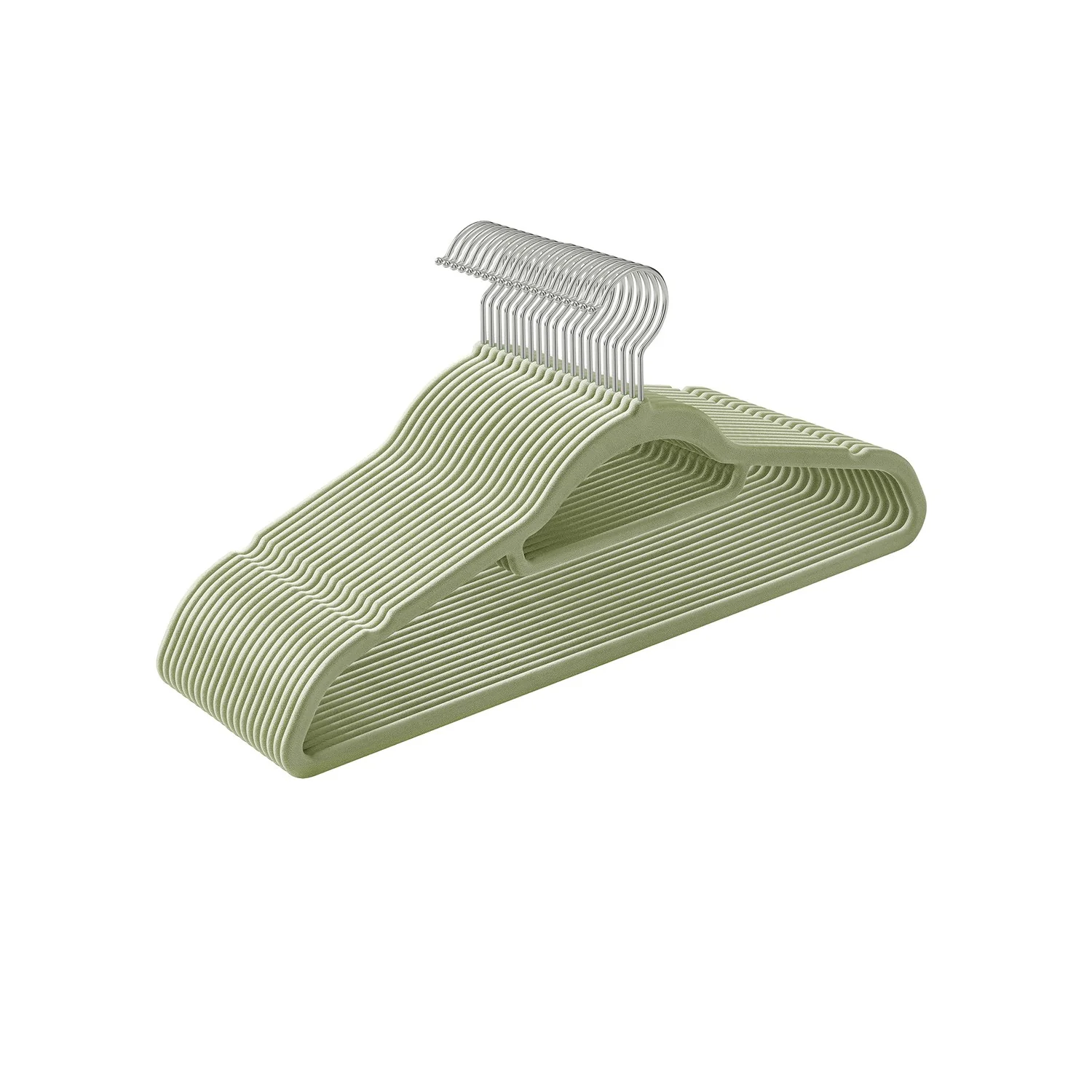 Rutschfeste Kleiderbügel mit Stange für Krawatten - Image 5