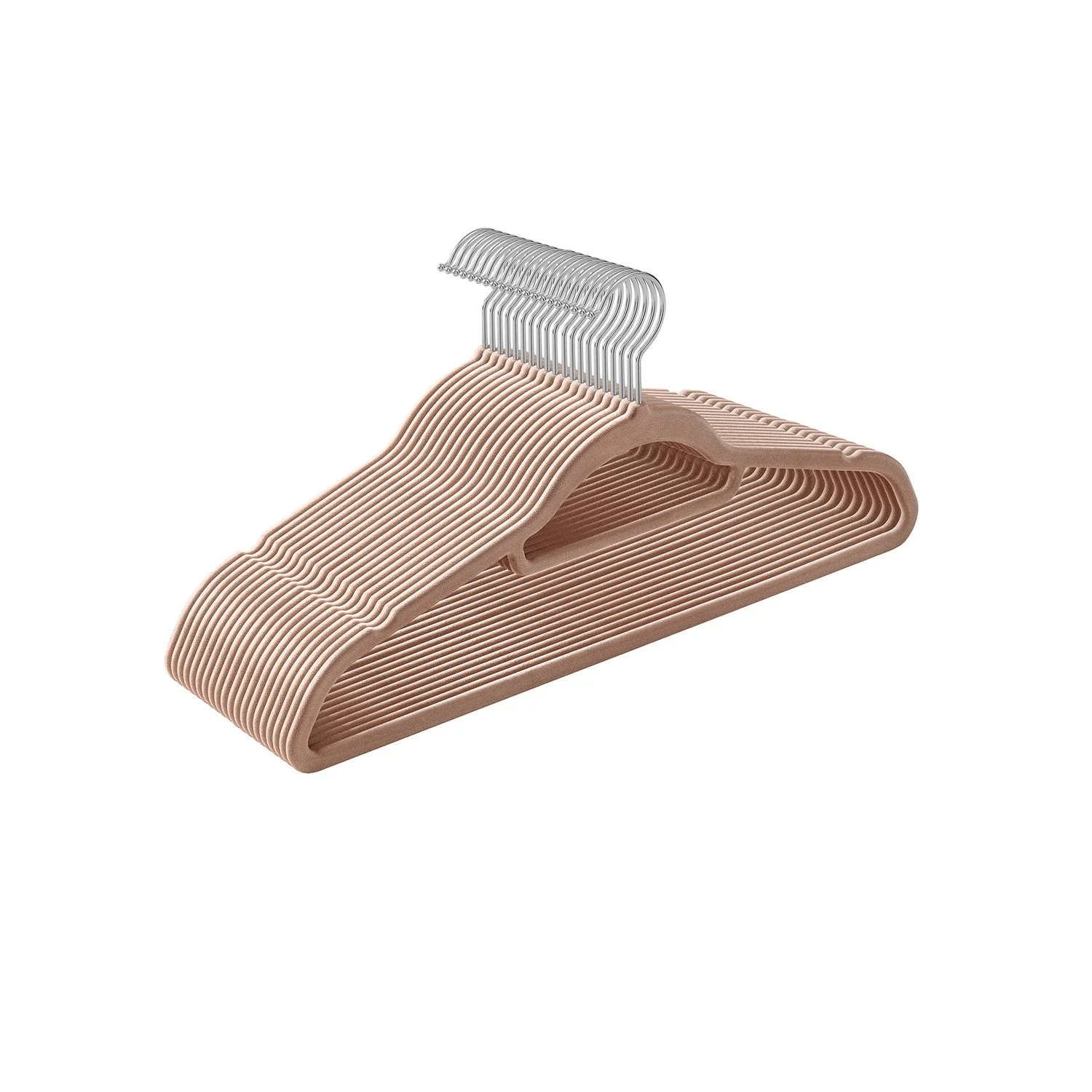 Rutschfeste Kleiderbügel mit Stange für Krawatten - Image 6