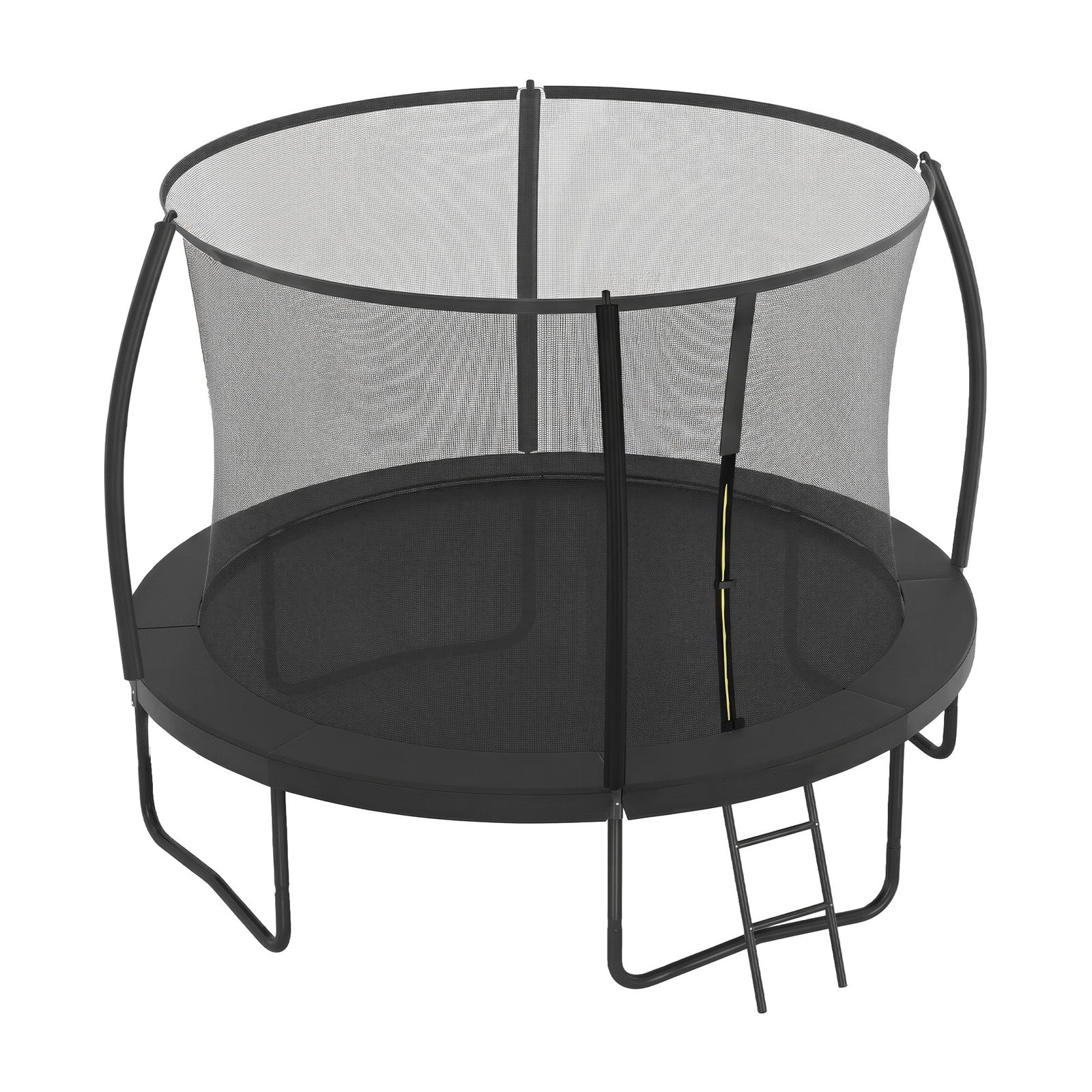 SONGMICS Outdoor Trampolin, Sicherheitsnetz Trampolin für Kinder, gebogene Stangen