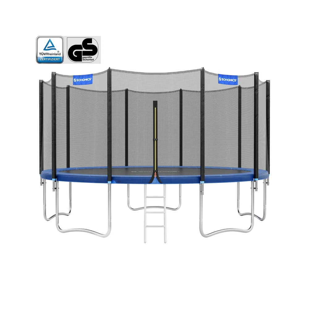 Trampolin mit Sicherheitsnetz gepolsterten Stangen - Image 9