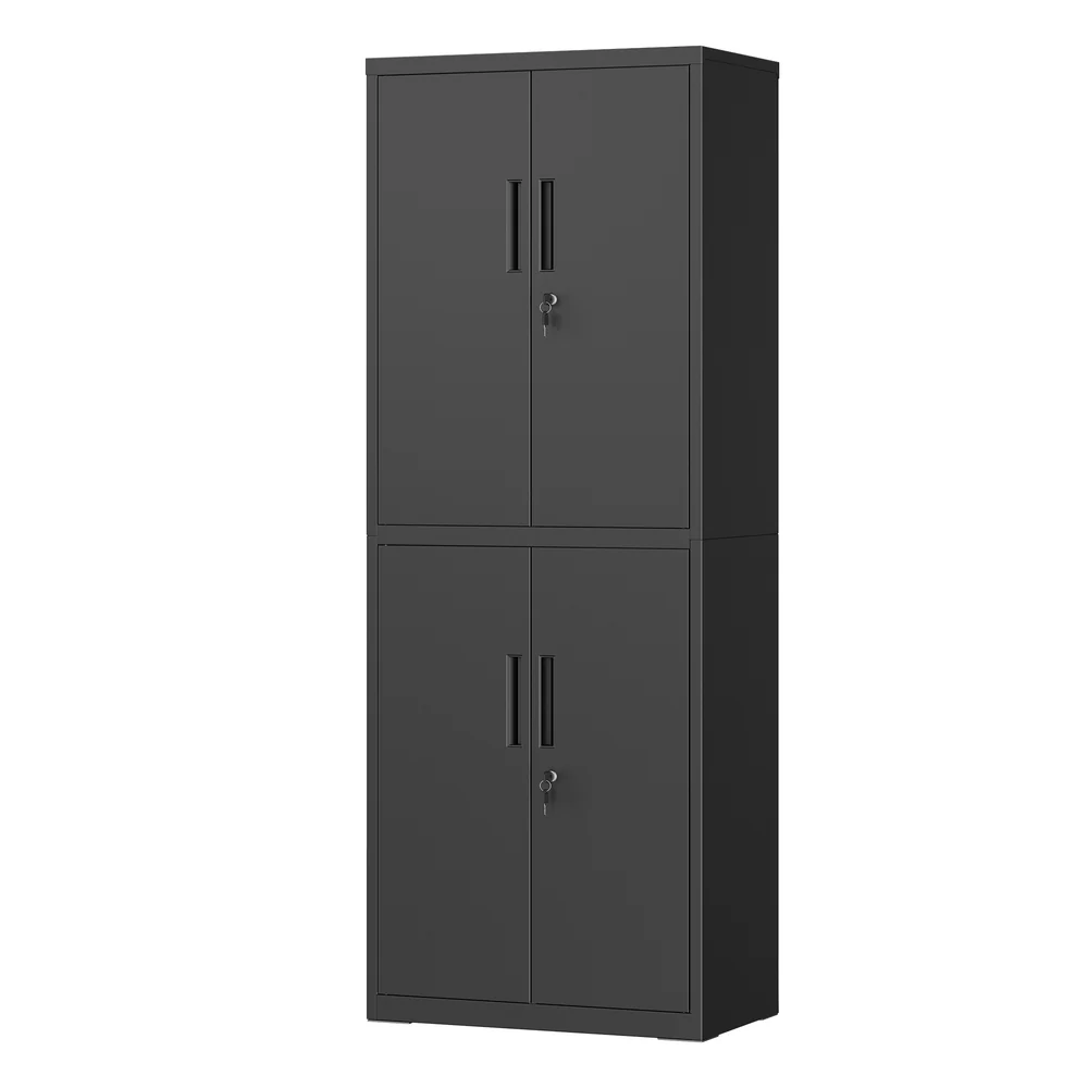 Vielseitiger Stahlschrank mit 4 Türen und verstellbaren Ebenen - Image 3