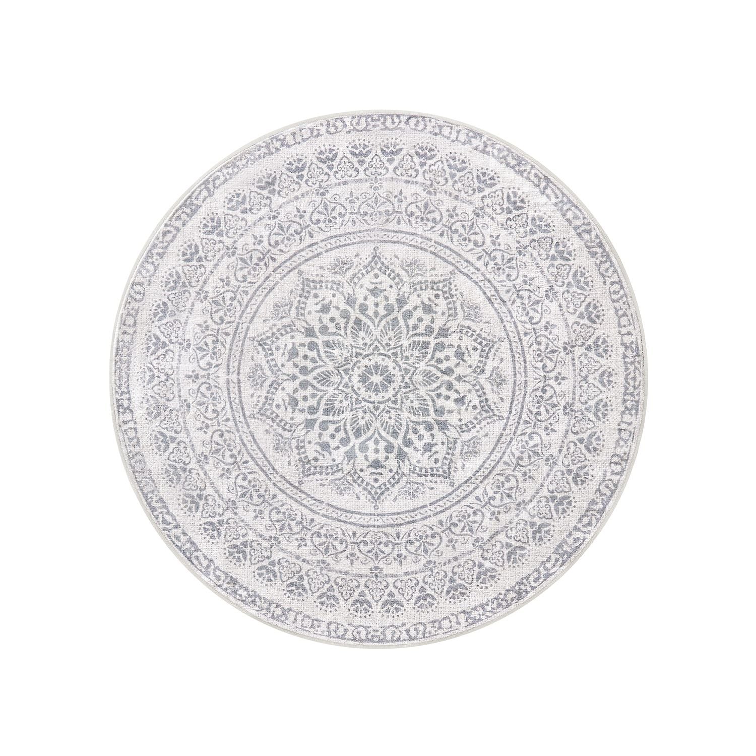 Teppich rund 120 cm d Boho-Stil - Image 4