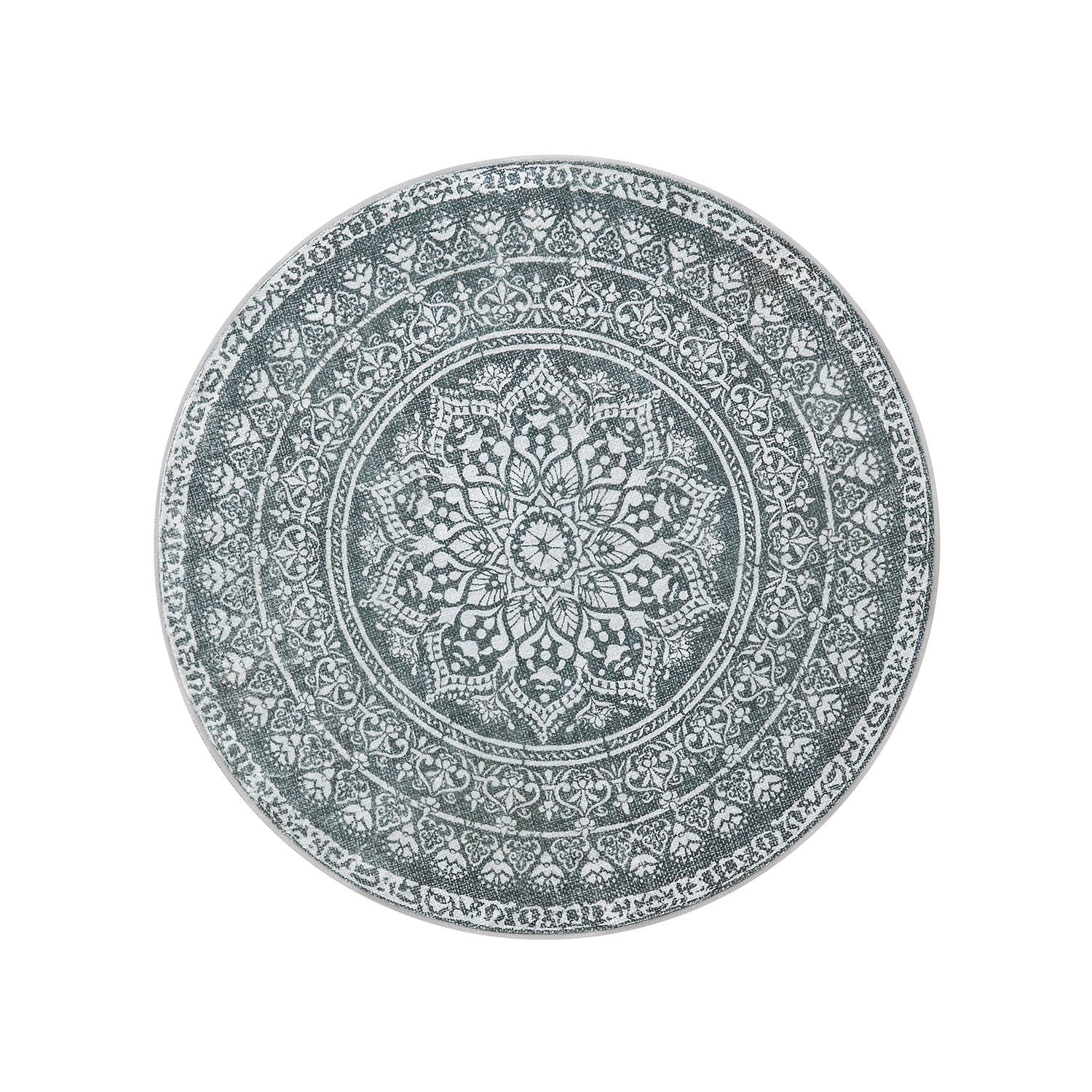 Teppich rund 120 cm d Boho-Stil - Image 5