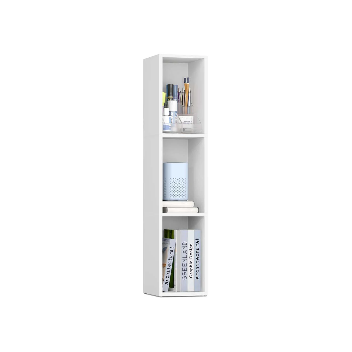 Bücherregal mit mehreren Ebenen offenes Aufbewahrungsregal - Image 5