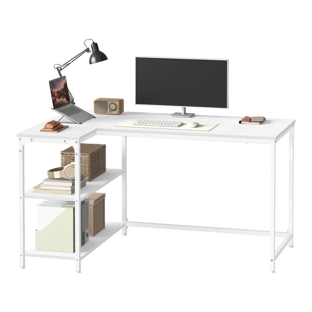 Eckschreibtisch in L Form mit Stauraum für Homeoffice - Image 8