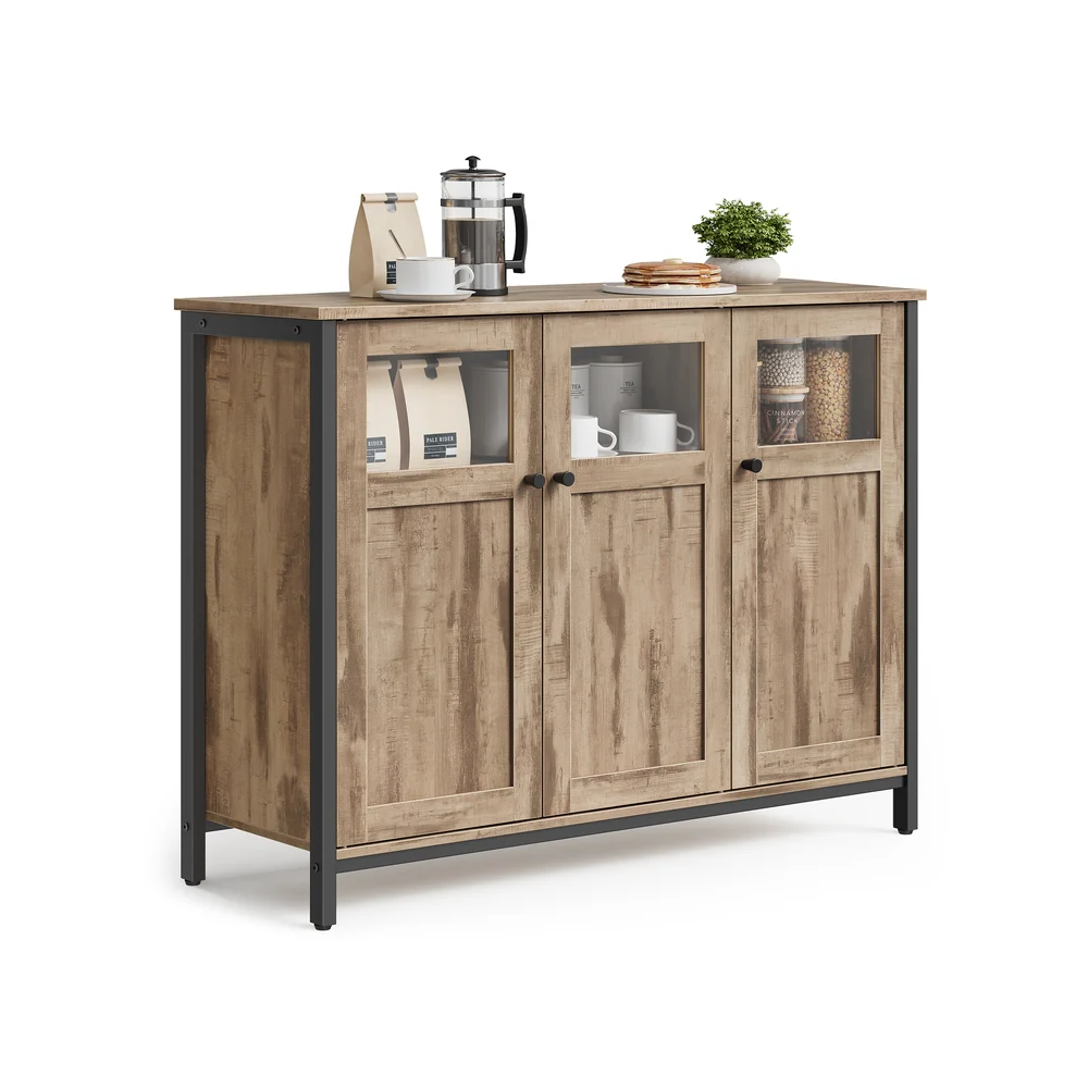 Sideboard vintagebraun-schwarz - Image 3
