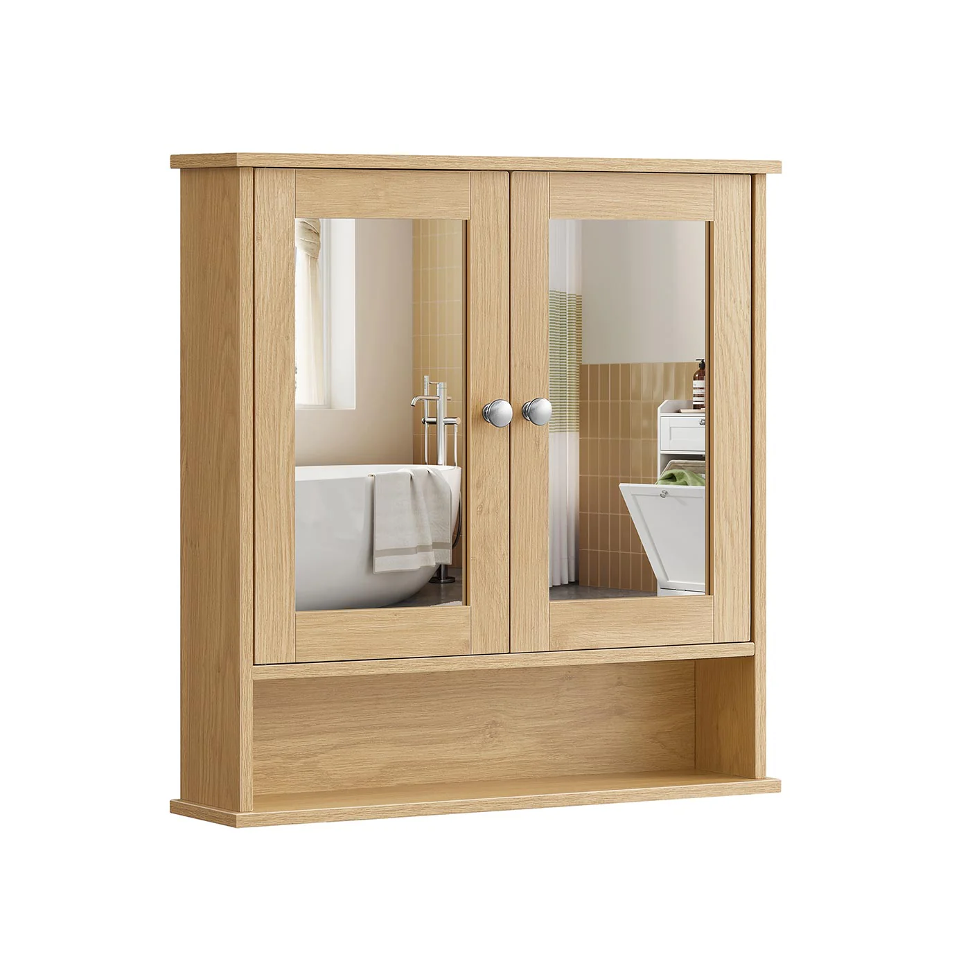 Spiegelschrank mit offenem Fach Wandmontage - Image 3