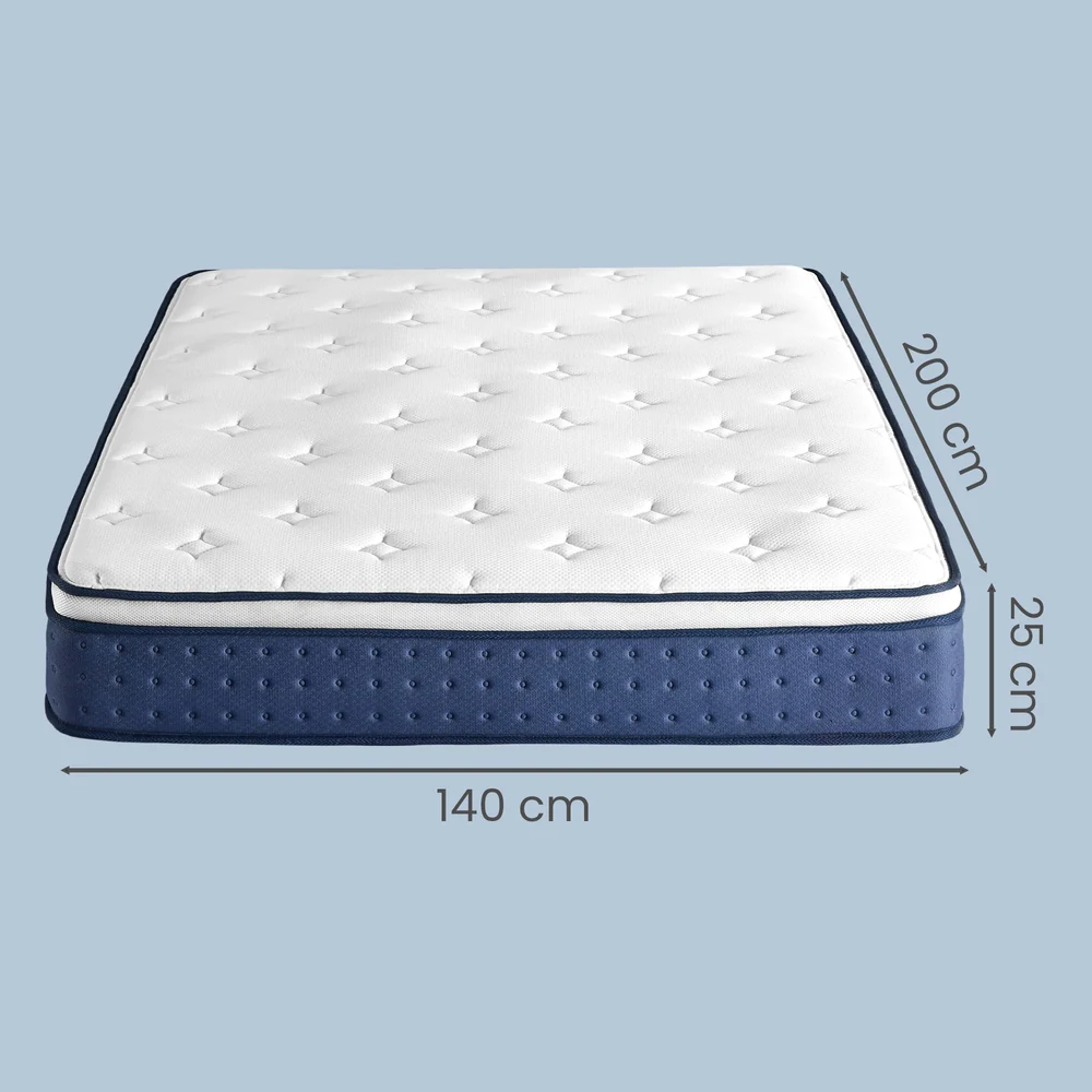 Taschenfederkernmatratze mit Gel Memory Schaum und Komfort - Image 3