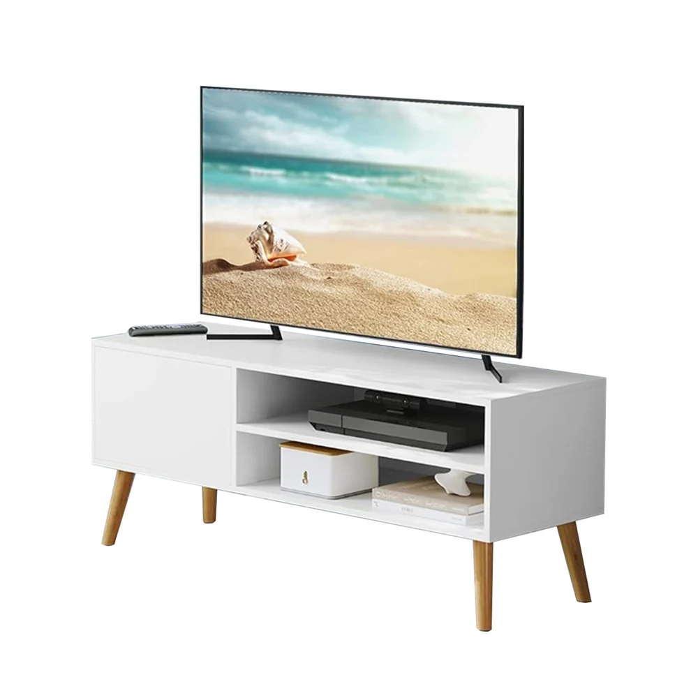 TV-Schrank mit 1 Tür 40 x 120 x 49 cm weiß
