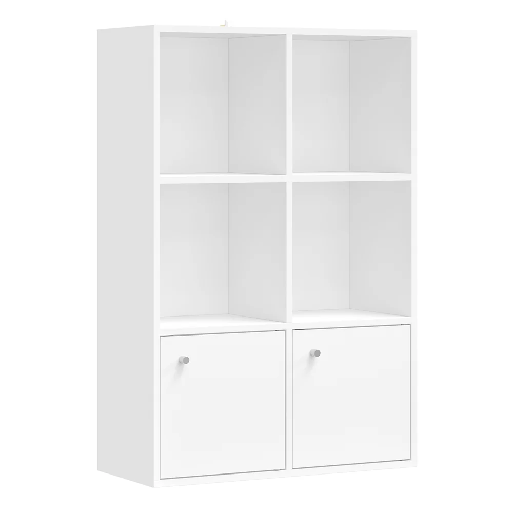 Würfelregal 3 Schranktüren Weiß - Image 3